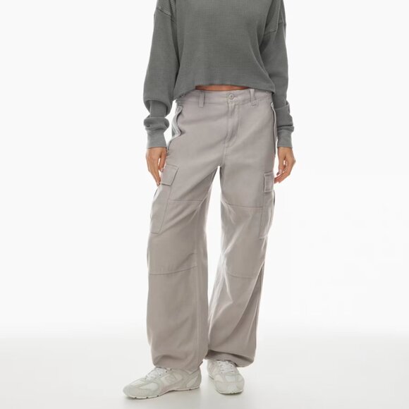 NWT Aritzia TNA Supply Cargo Pant Relaxed Mid-rise Adjustable Cotton Cargo Pants